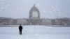 A light snow blankets the east front of the U.S. Capitol in Washington, Jan. 6, 2015. John Boehner is expected to be re-elected as House of Representatives Speaker on Tuesday, but a vocal and growing pocket of conservative opposition could hamper his abil