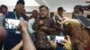 Wapres Jusuf Kalla memberikan keterangan kepada media seusai memimpin rapat koordinasi terkait rehabilitasi dan rekonstrusi pasca bencana di Kantor Gubernur Sulawesi Tengah, 7 Oktober 2019. (Foto: VOA/Yoanes Litha)