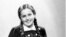 This photo shows a 13-year-old Eva Heyman photographed in Hungary months before she was murdered in a Nazi concentration camp in 1944.