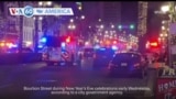 VOA60 America - 10 dead, 30 injured after car plows into crowd in New Orleans