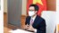 Phó thủ tướng Vũ Đức Đam họp trực tuyến với Giám đốc WHO khu vực Tây Thái Bình Dương Takeshi Kasai vào ngày 17/6/2021. 