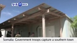 Somalia: Government troops capture a southern town from al -Shabab insurgents VOA60 Africa 07-24