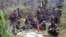 Tentara Pembebasan Nasional Papua Barat-Organisasi Papua Merdeka (TPNPB-OPM) saat berada di salah satu kawasan pegunungan Papua. 