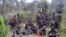 Tentara Pembebasan Nasional Papua Barat Organisasi Papua Merdeka (TPNPB-OPM) saat berada di salah satu kawasan pegunungan Papua. 