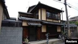 The traditional Kyoto "machiya" townhouse belonging to Sae Cardonnel and her French husband Sylvain, which was restored with a specialized loan from a Kyoto Shinkin Bank, is pictured in Kyoto, Japan, June 26, 2016.